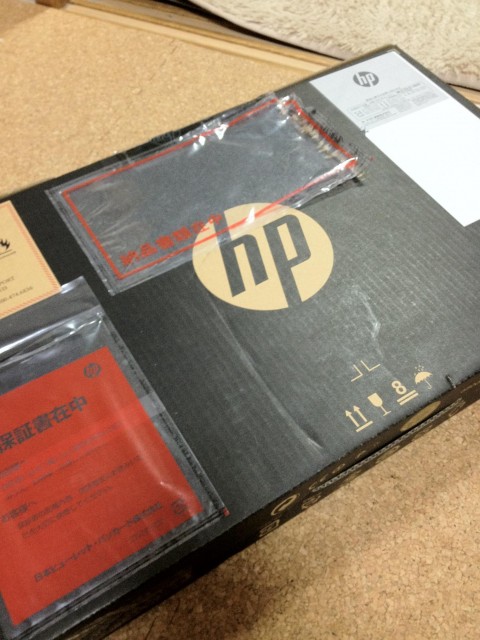 HP Pavilion dv7-6c00 /CT 到着しました。