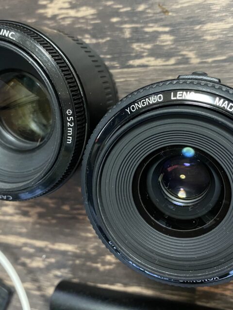 YONGNUO YN35mm F2 EF をWEBカメラ用レンズとして使う。