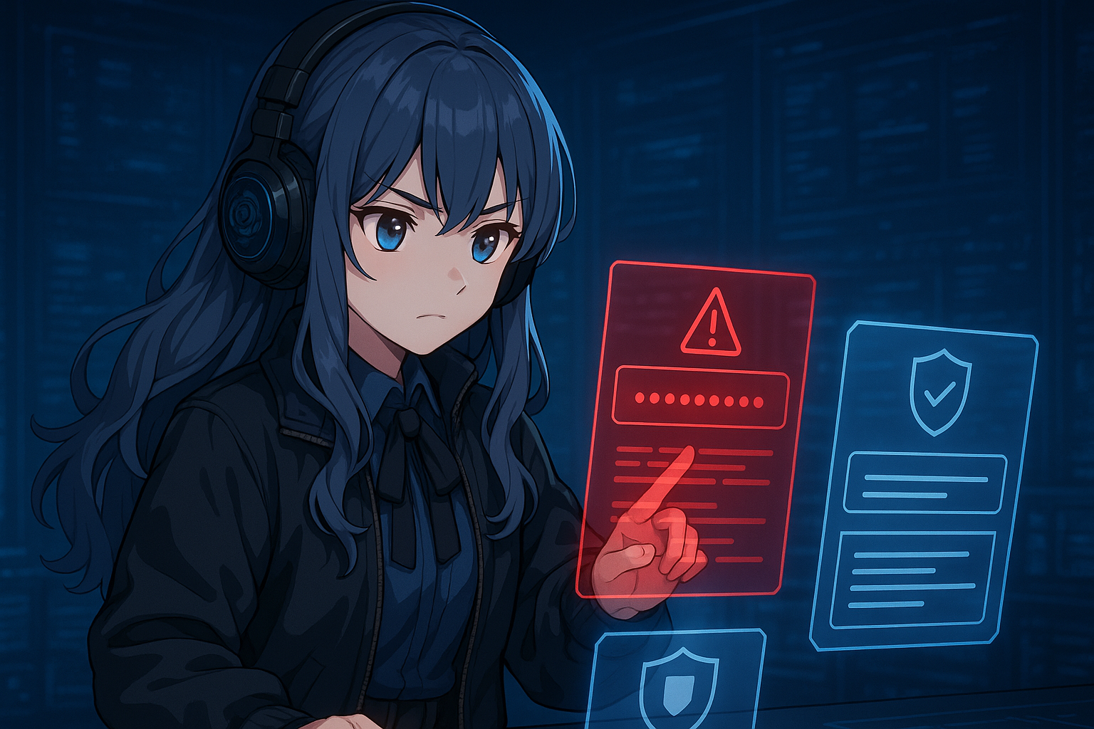 PIKOがcanary leakとJSON破壊を検証するイラスト