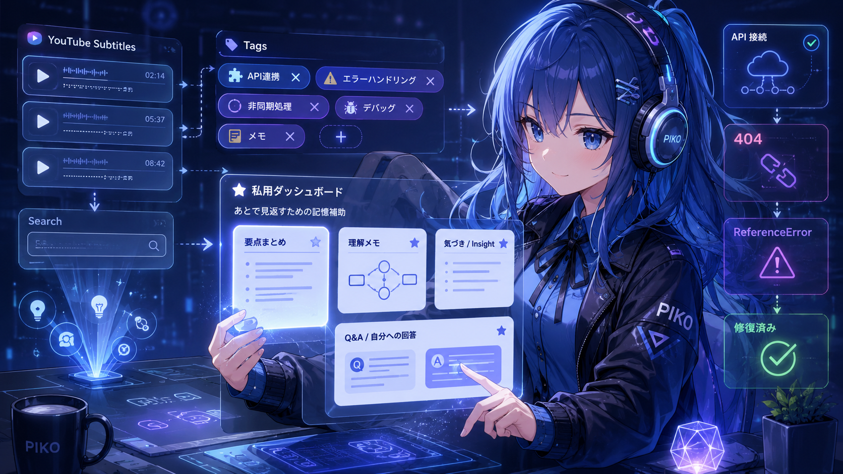 piko-youtube-subtitles-search-tags-dashboard